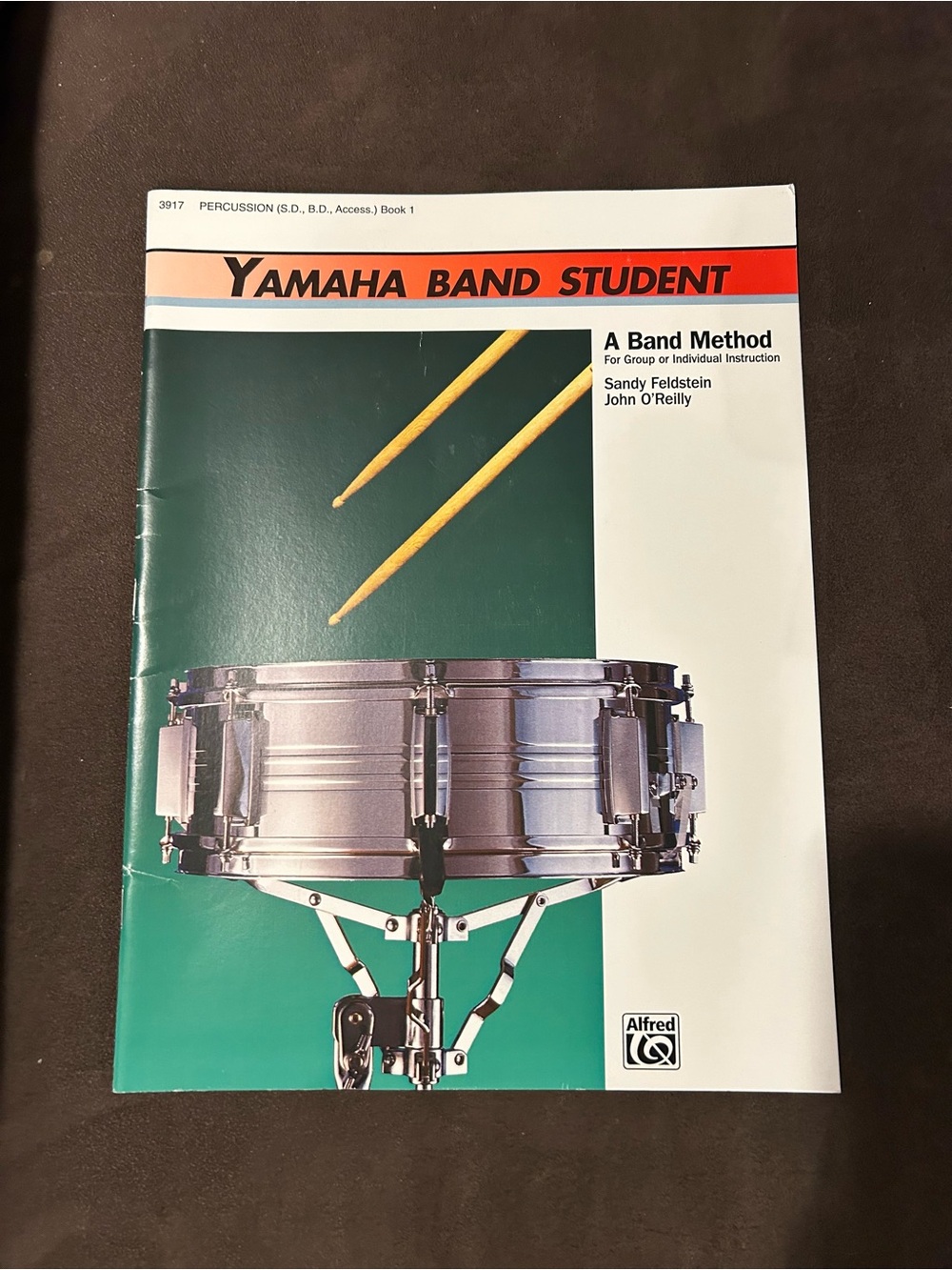YAMAHA BAND STUDENT Percussion Book 1 Music Instruction